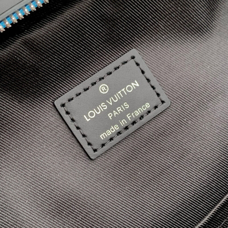 LV AVENUE SLINGBAG 31 IN BLACK AND GREY DAMIER GRAPHITA CANVAS CALFSKIN