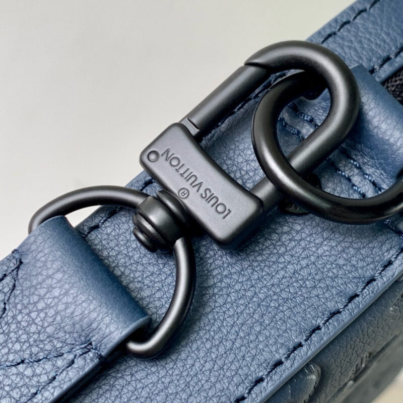 LV TRIO MESSENGER 25 IN BLUE MONOGRAM SHADOW CALFSKIN