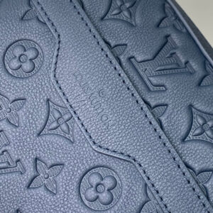 LV TRIO MESSENGER 25 IN BLUE MONOGRAM SHADOW CALFSKIN