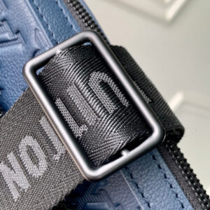 LV TRIO MESSENGER 25 IN BLUE MONOGRAM SHADOW CALFSKIN