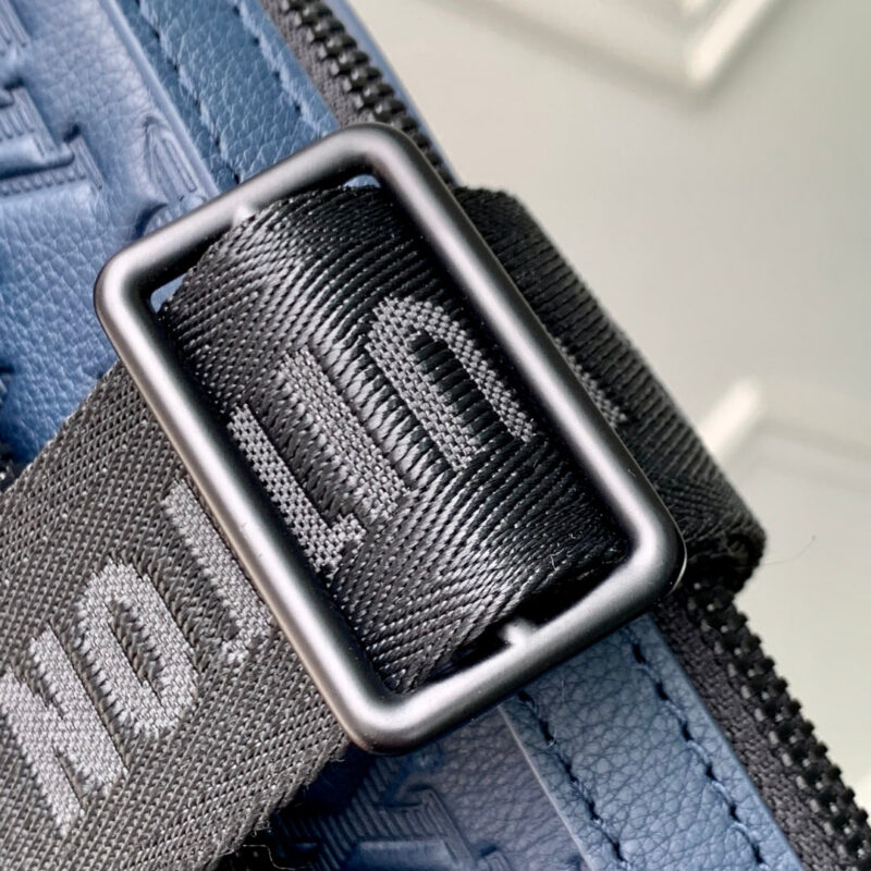 LV TRIO MESSENGER 25 IN BLUE MONOGRAM SHADOW CALFSKIN