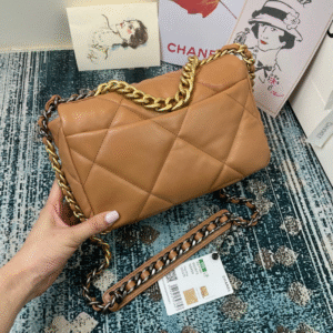 CHANEL MEDIUM 26 FLAP BAG IN PEANUT LAMBSKIN