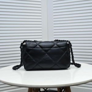 CHANEL 19 FLAP BAG 26CM ALL BLACK