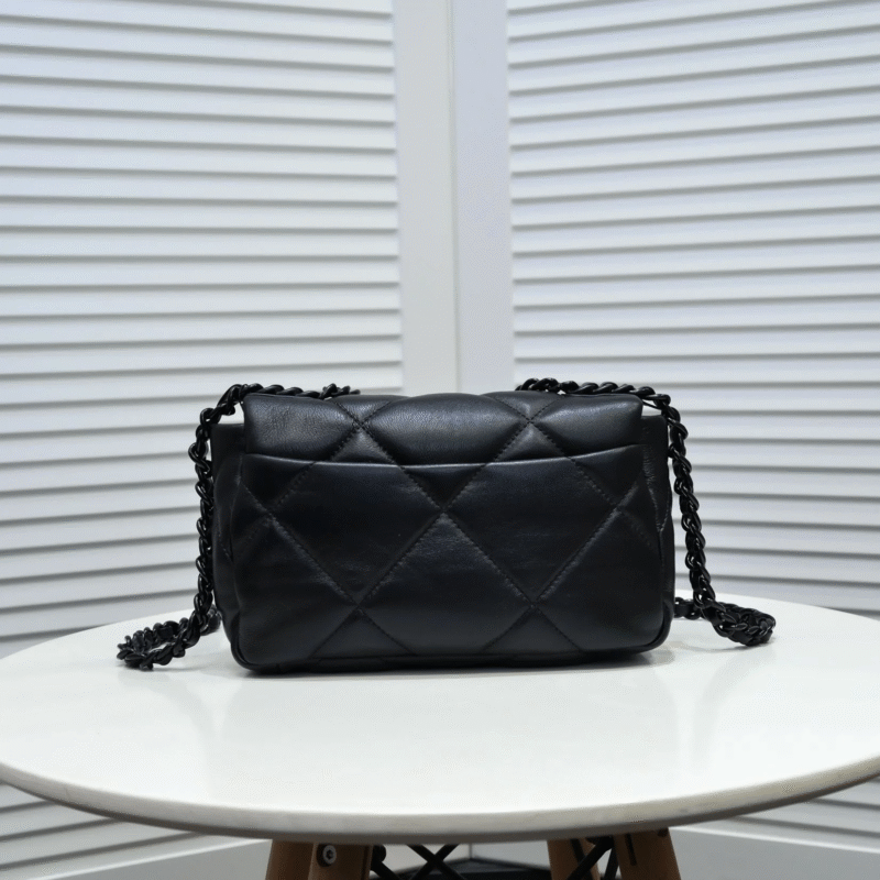 CHANEL 19 FLAP BAG 26CM ALL BLACK