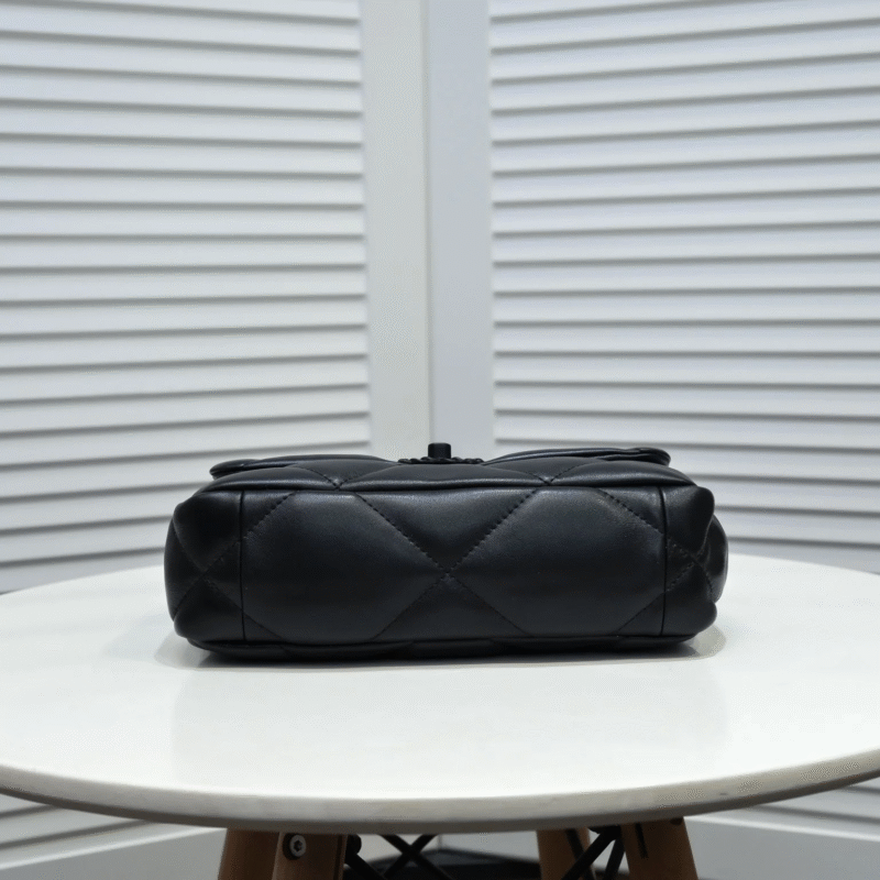 CHANEL 19 FLAP BAG 26CM ALL BLACK