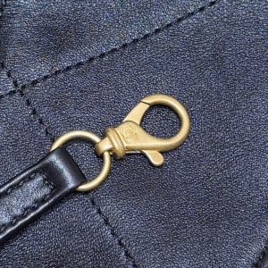 CHANEL MEDIUM MAXI SHOPPING BAG 47 IN BLACK CALFSKIN GOLD-TONE METAL