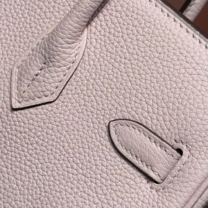 HERMES BIRKIN 25 IN PINK BABY SILVER HARDWARE