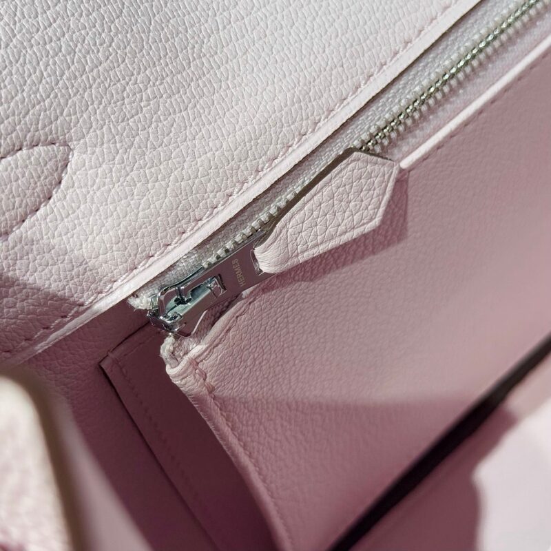 HERMES BIRKIN 25 IN PINK BABY SILVER HARDWARE