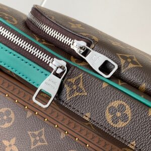 LV AVENUE SLINGBAG 31 IN BROWN MIX GREEN DAMIER GRAPHITE CANVAS