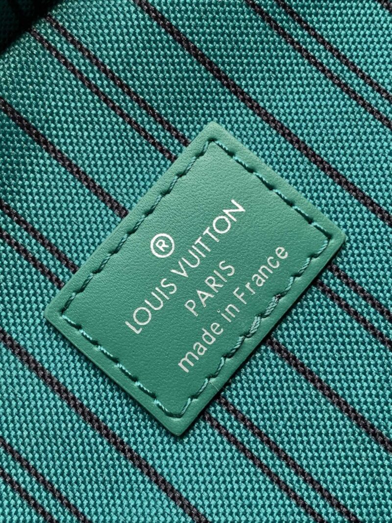 LV AVENUE SLINGBAG 31 IN BROWN MIX GREEN DAMIER GRAPHITE CANVAS