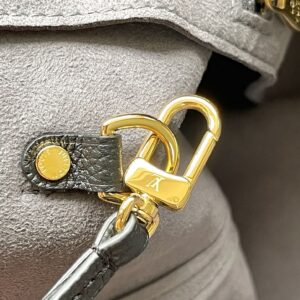 LV NEVERFULL MM IN BLACK CREAM MONOGRAM EMPREINTE LEATHER