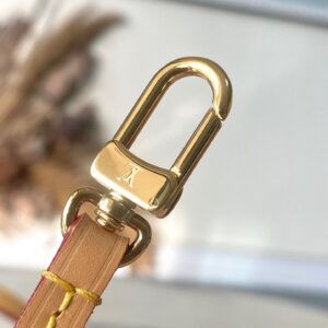 LV NEVERFULL MM 31 IN CORAL MONOGRAM TILES CANVAS