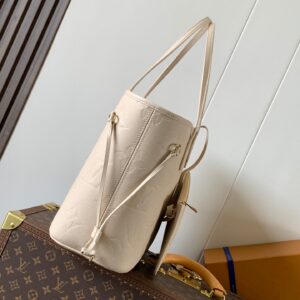 LV NEVERFULL 32 LIGHT BEIGE MONOGRAM EMPREINTE LEATHER