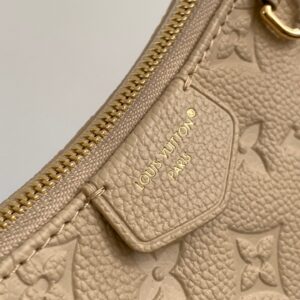 LV EASY POUCH ON STRAP 19 IN BEIGE MONOGRAM EMPREINTE LEATHER