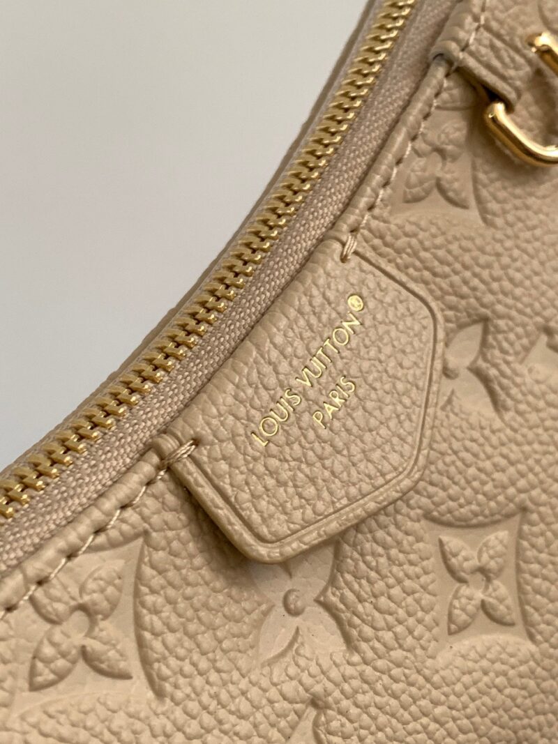 LV EASY POUCH ON STRAP 19 IN BEIGE MONOGRAM EMPREINTE LEATHER