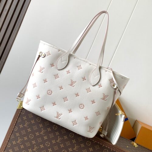 img_a3cc9079_20250608_i1749380384_9217_7_jpg LV NEVERFULL MM TOTE BAG 32 IN WHITE MIX PINK CALFSKIN