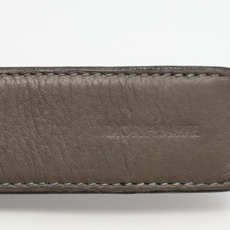 Dior Navy Blue/Blue Leather CD Reversible Belt