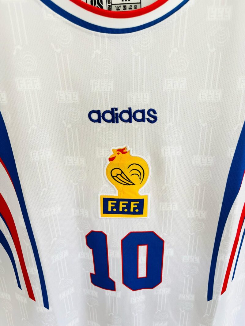 rn-image_picker_lib_temp_25921f5a-57c3-486a-94f9-759bb3b3a728 France 1996-97 Away Jersey – Zinedine Zidane Embroidery Edition