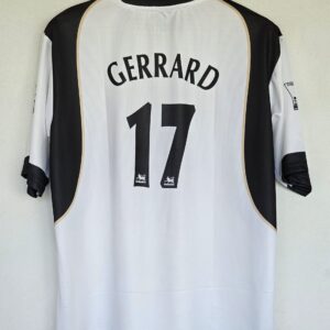 2001-02 Liverpool Away Jersey - Five-Sleeve Gerrard Edition
