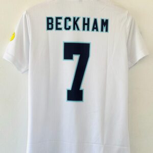 1996 England Home Jersey - Euro 96 Beckham Embroidery Edition