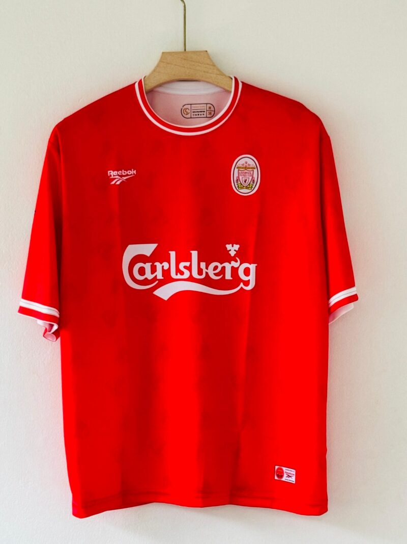 Relive Fowler’s Golden Years with the 1996-97 Liverpool Home Jersey – Retro Embroidery Edition