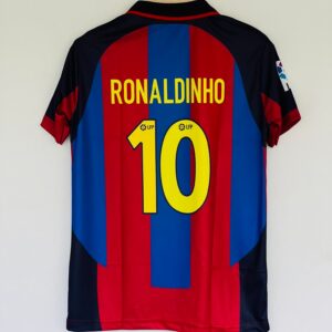 2003-04 Barcelona Home Jersey - Ronaldinho Magic Edition