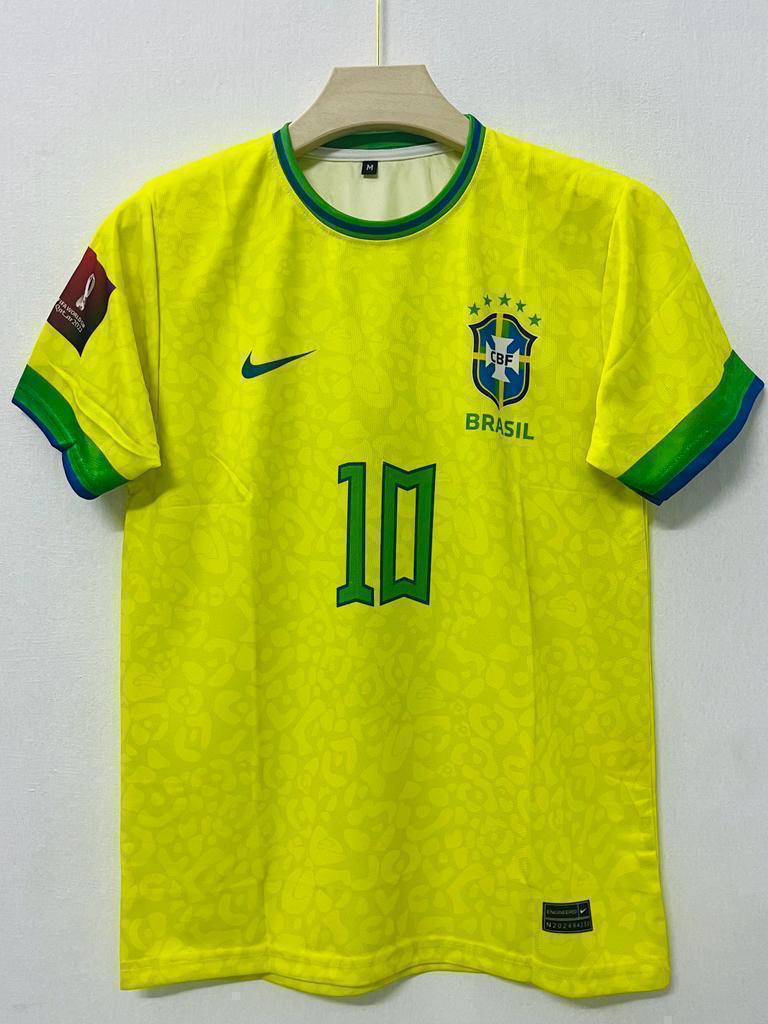 Celebrate Neymar’s World Cup Brilliance with the 2022 Brazil Home Jersey