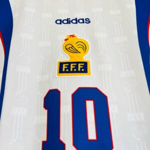 rn-image_picker_lib_temp_8b17dae5-d2d8-41ec-b9c5-755fb7071ae7 France 1996-97 Away Jersey – Zinedine Zidane Embroidery Edition