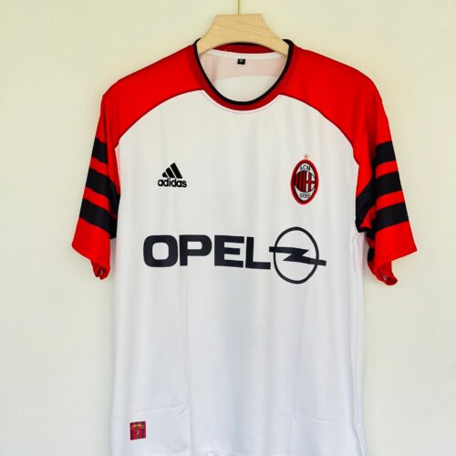 1999-00 AC Milan Training 5 Sleev Kit - Maldini White Edition Embroidered