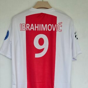 2002-03 Ajax Home Jersey Five Sleeve- Ibrahimović Rising Star Edition