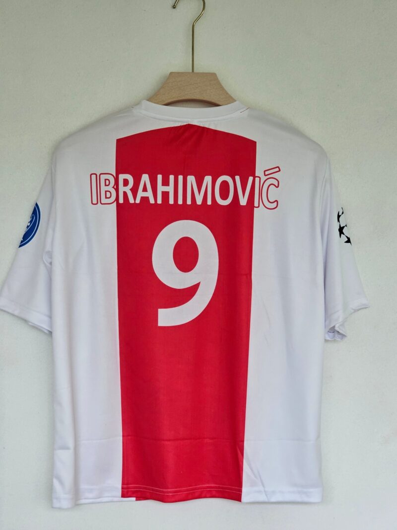 2002-03 Ajax Home Jersey Five Sleeve- Ibrahimović Rising Star Edition
