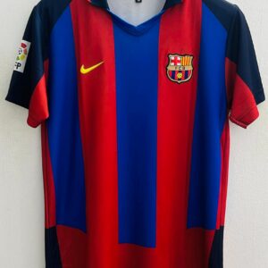 2003-04 Barcelona Home Jersey - Ronaldinho Magic Edition
