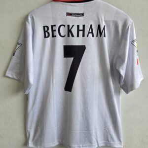 1997-98 Manchester United Five-Sleeve Jersey - David Beckham Edition