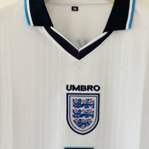 1996 England Home Jersey - Euro 96 Beckham Embroidery Edition