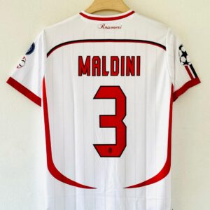 2006-07 AC Milan Away Jersey – Paolo Maldini Embroidery Edition
