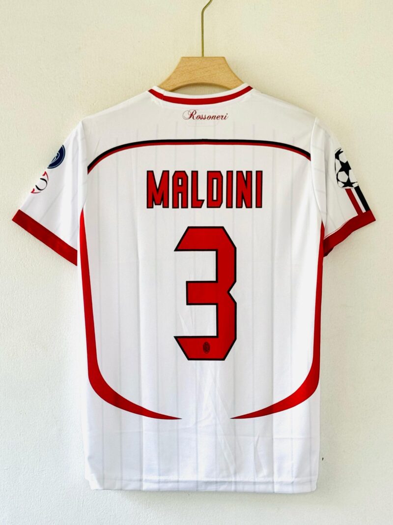 2006-07 AC Milan Away Jersey – Paolo Maldini Embroidery Edition