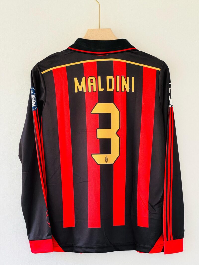 Rossoneri Legend with the 2006-07 AC Milan Home Jersey – maldini edition polo