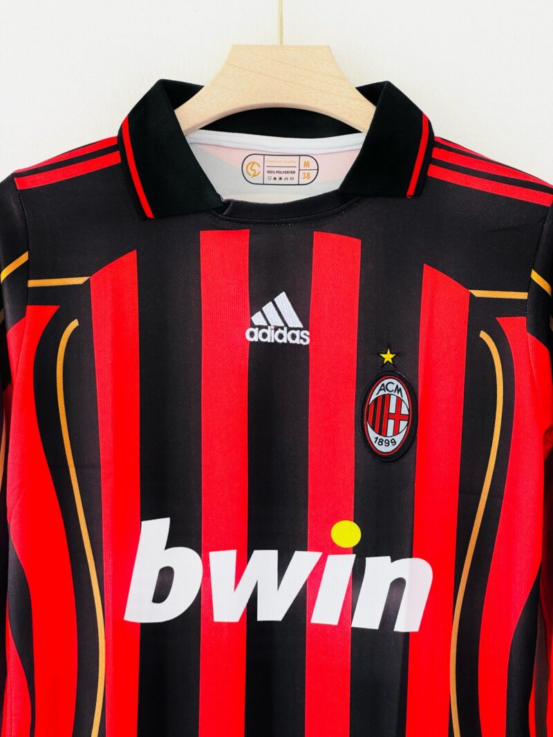 Rossoneri Legend with the 2006-07 AC Milan Home Jersey – maldini edition polo