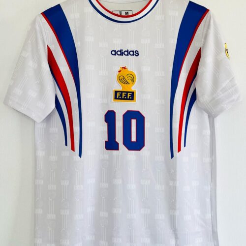rn-image_picker_lib_temp_c8a8d73f-0a51-4d8d-8cda-7e7e863f9c7e France 1996-97 Away Jersey – Zinedine Zidane Embroidery Edition