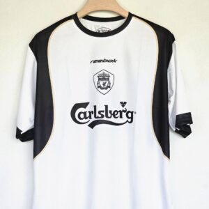 2001-02 Liverpool Away Jersey - Five-Sleeve Gerrard Edition