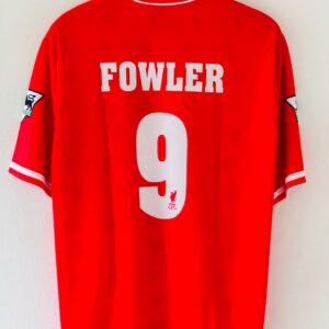 Relive Fowler’s Golden Years with the 1996-97 Liverpool Home Jersey – Retro Embroidery Edition