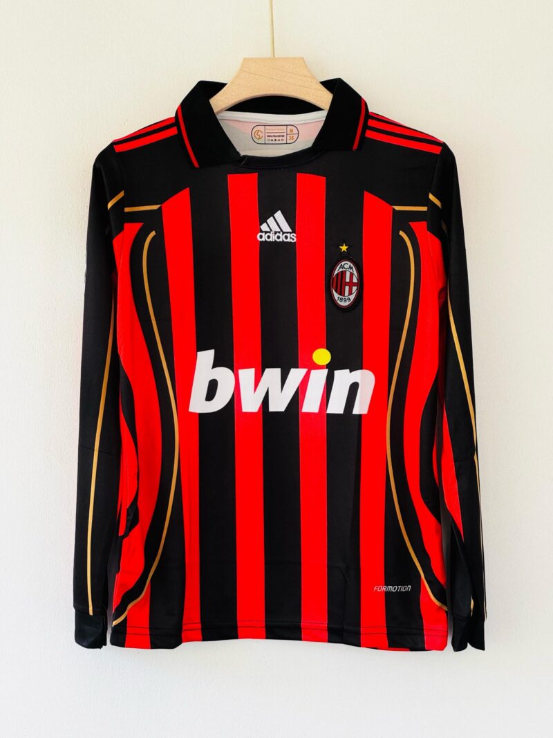 Rossoneri Legend with the 2006-07 AC Milan Home Jersey – maldini edition polo