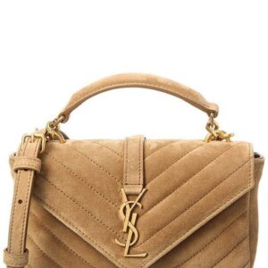 saint-laurent-Brown-College-Mini-Suede-Shoulder-Bag Saint Laurent Le Monogramme Camera Bag