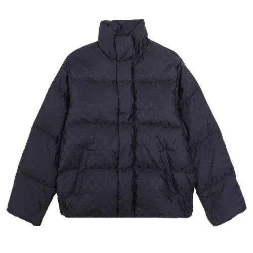 src_0-10 Replica Louis Vuitton Monogram Puffer Jacket Black Reps - RepLuxe