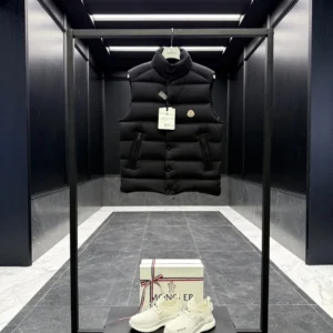 Replica Moncler Tibb Vest Black Matte Finish Reps - RepLuxe
