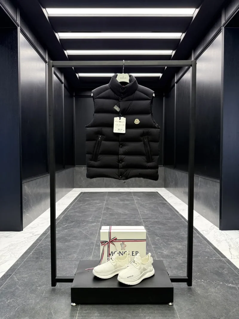 Replica Moncler Tibb Vest Black Matte Finish Reps - RepLuxe