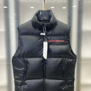 Replica Prada Re-Nylon Down Vest Black Regular Reps - RepLuxe