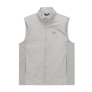Replica Arcteryx Embroidered Vest Light Grey Sleeveless Reps - RepLuxe