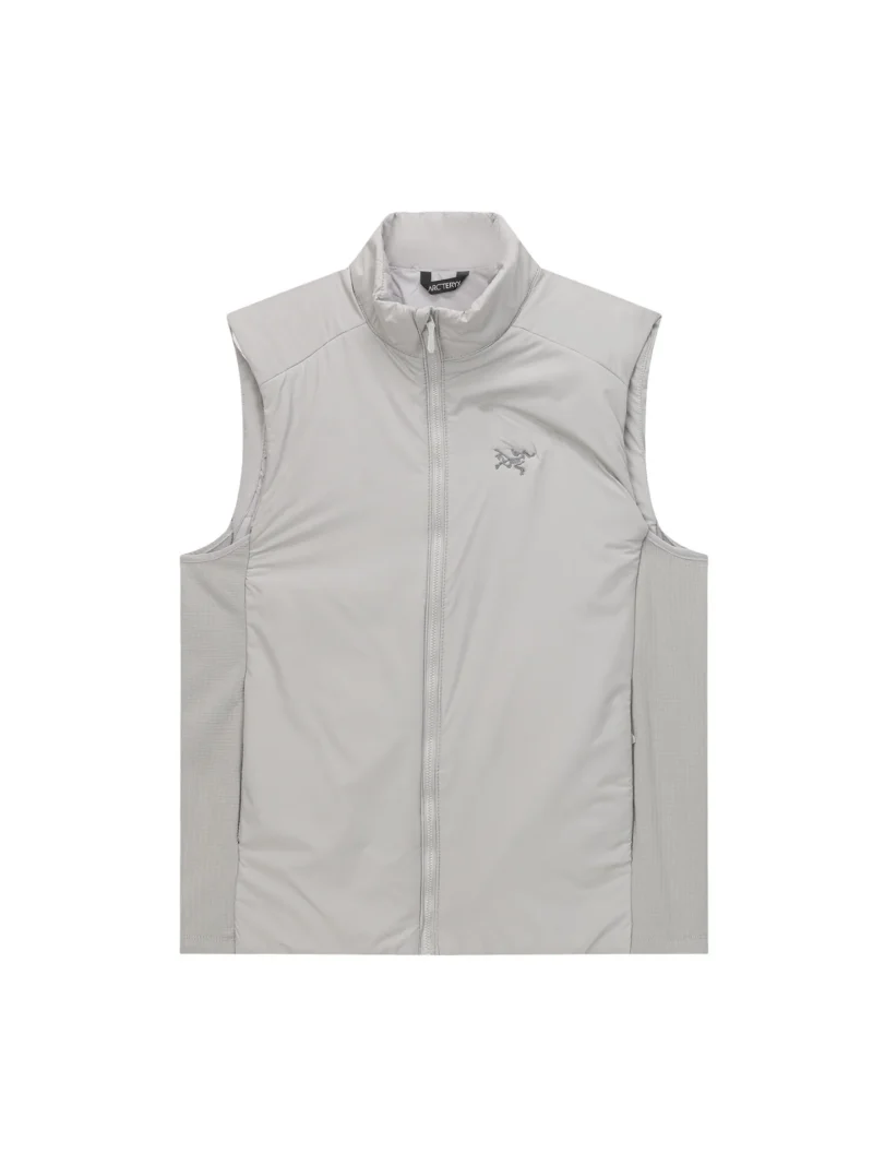 Replica Arcteryx Embroidered Vest Light Grey Sleeveless Reps - RepLuxe