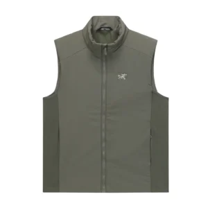 Replica Arcteryx Embroidery Vest Olive Green Style Reps - RepLuxe